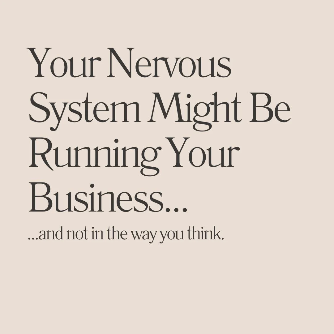 From Stress to Strategy: Nervous System Tools for Entrepreneurs