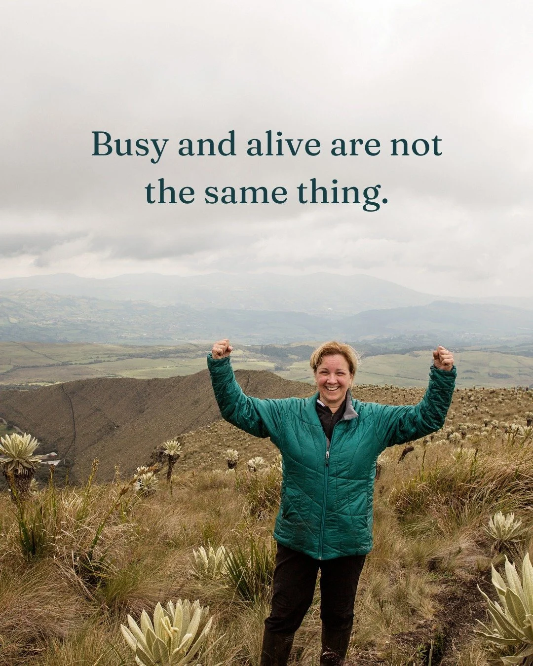 I was 55 when I bought a one-way ticket to Ecuador.

Completely alone. Too much luggage. My camera. And absolutely no idea what came next.

From the outside, my life had looked pretty full for decades. Six kids. A dance studio I'd built to 900 studen