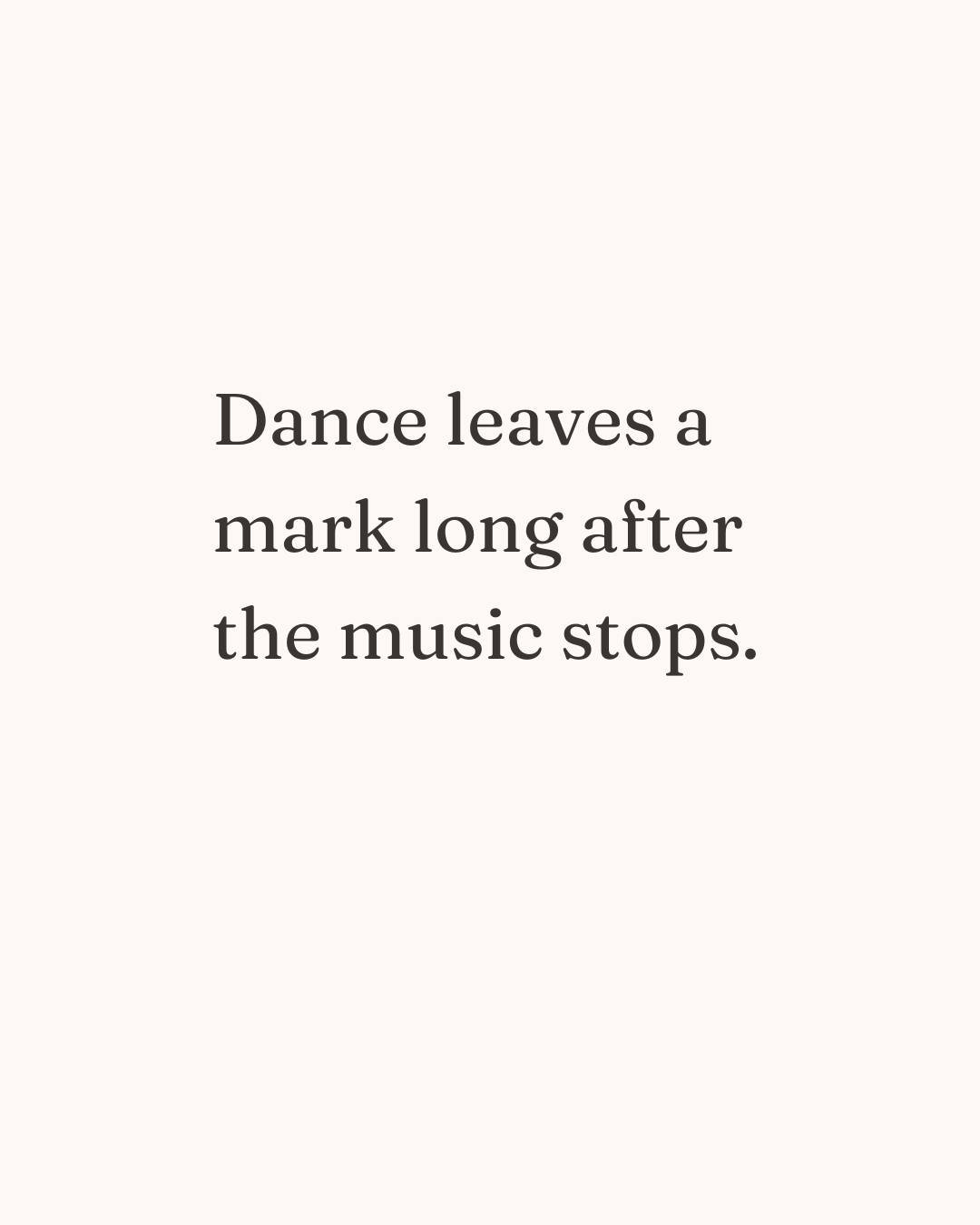 In honor of National Dance Week, I want to say something to every dance studio owner and dance teacher who has ever had a hard season and wondered if what you do really matters.

It does.
More than you know.

I know what it takes to keep showing up.
