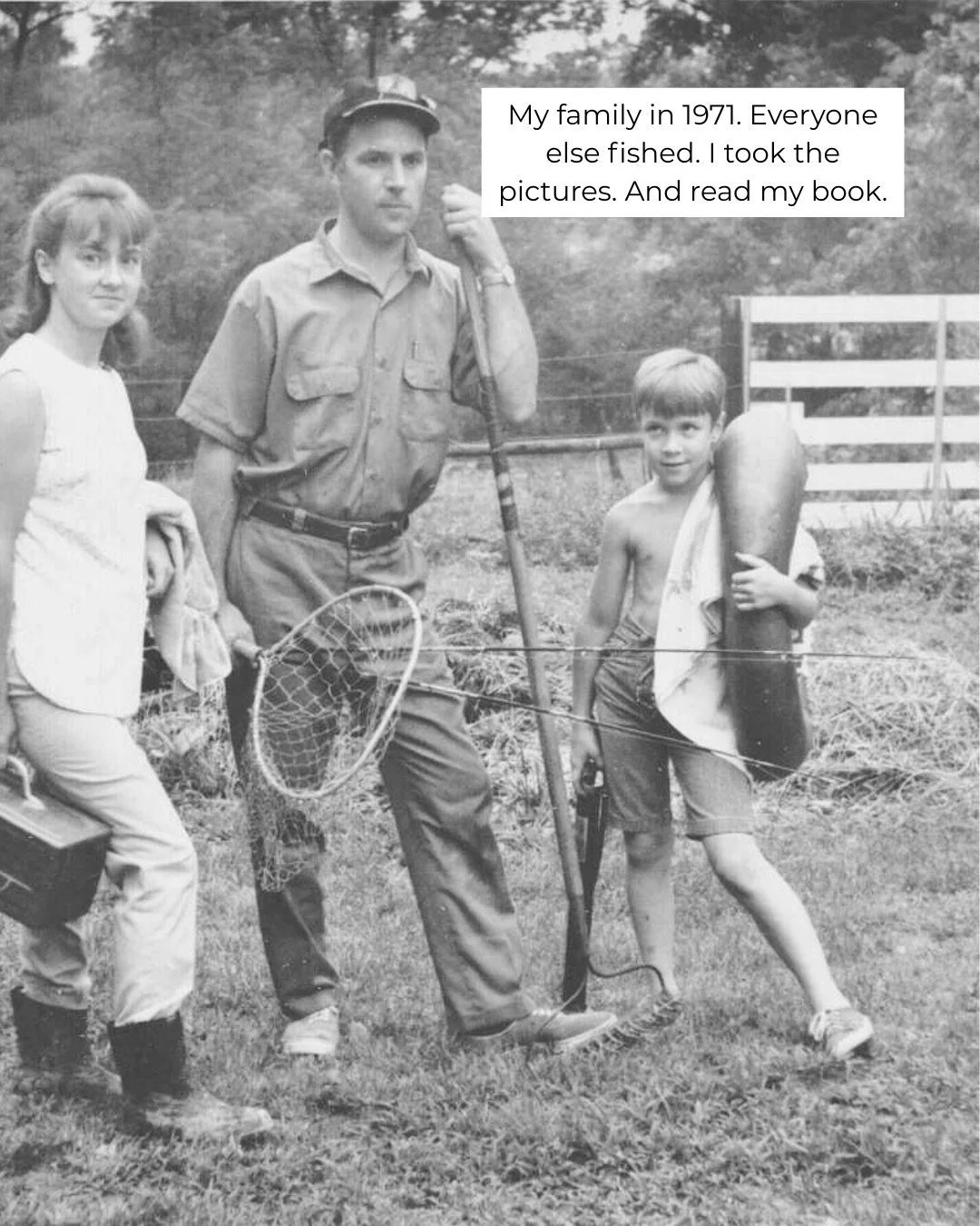 A writing prompt this week brought back a memory I hadn't thought about in years. 

What's something everyone loves that you hate?

I wrote about fishing.

Every summer, my dad loaded up the John Boat &mdash; small, silver, barely wider than a canoe 