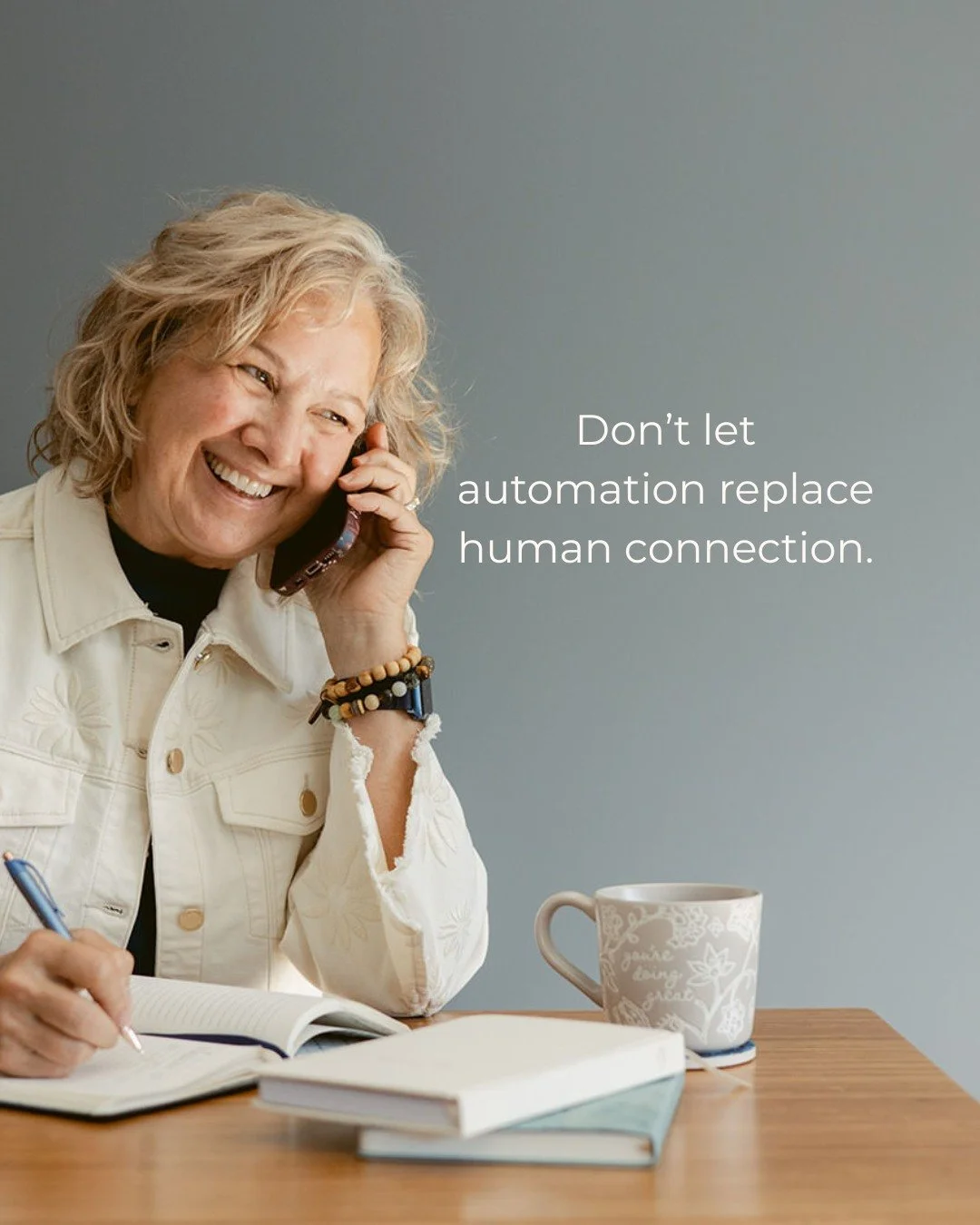 This should be part of your systems.

Every week, reach out personally to a few clients or families you haven&rsquo;t seen in a while.

Start with a phone call.
If they don&rsquo;t answer, leave a warm voicemail.
Follow up with a text if needed.

Not
