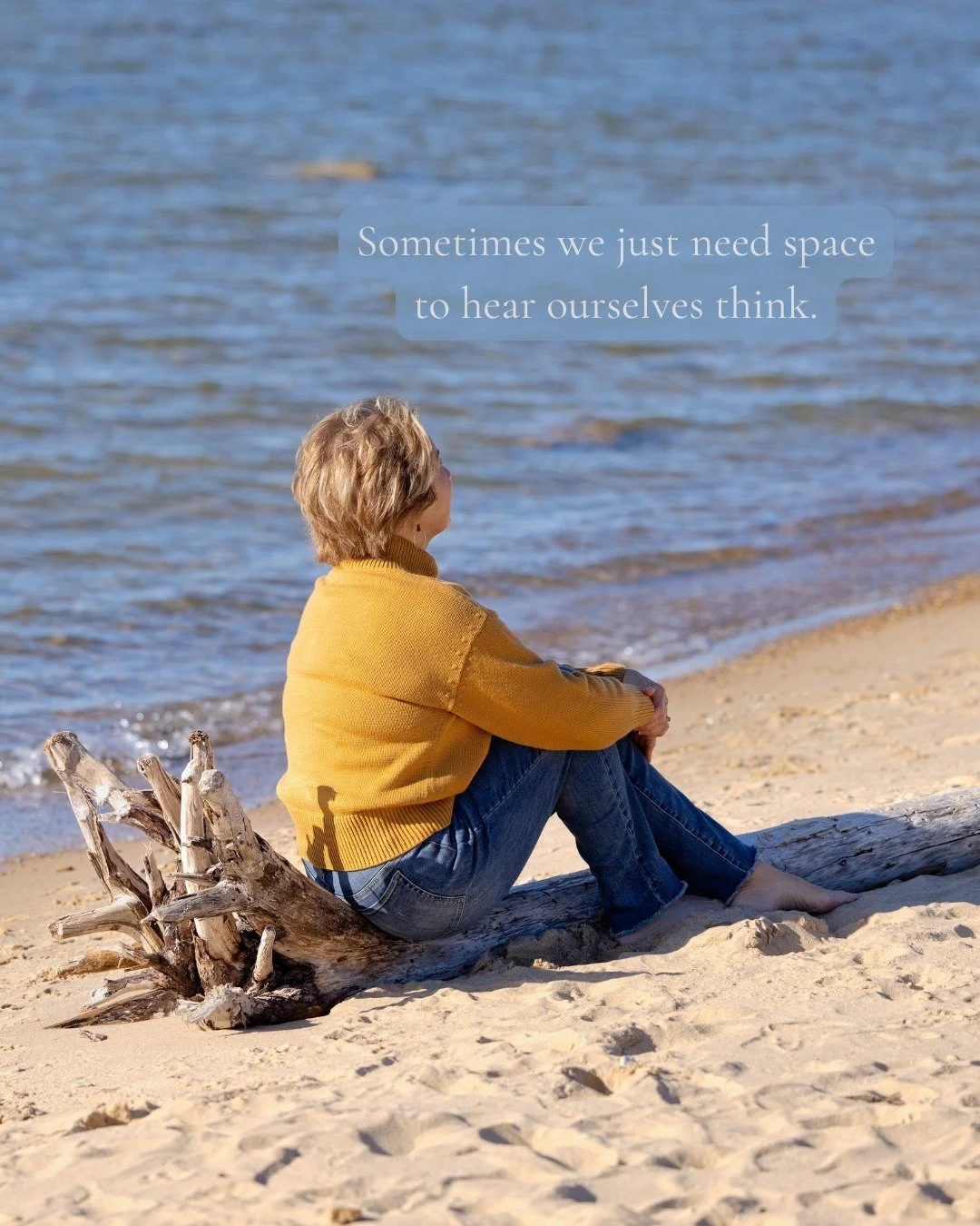 Sometimes we don&rsquo;t need advice as much as we need space to hear ourselves think.

Life gets noisy.

We move from one responsibility to the next and sometimes forget to stop long enough to ask ourselves what we actually need, want, or feel.

Tha