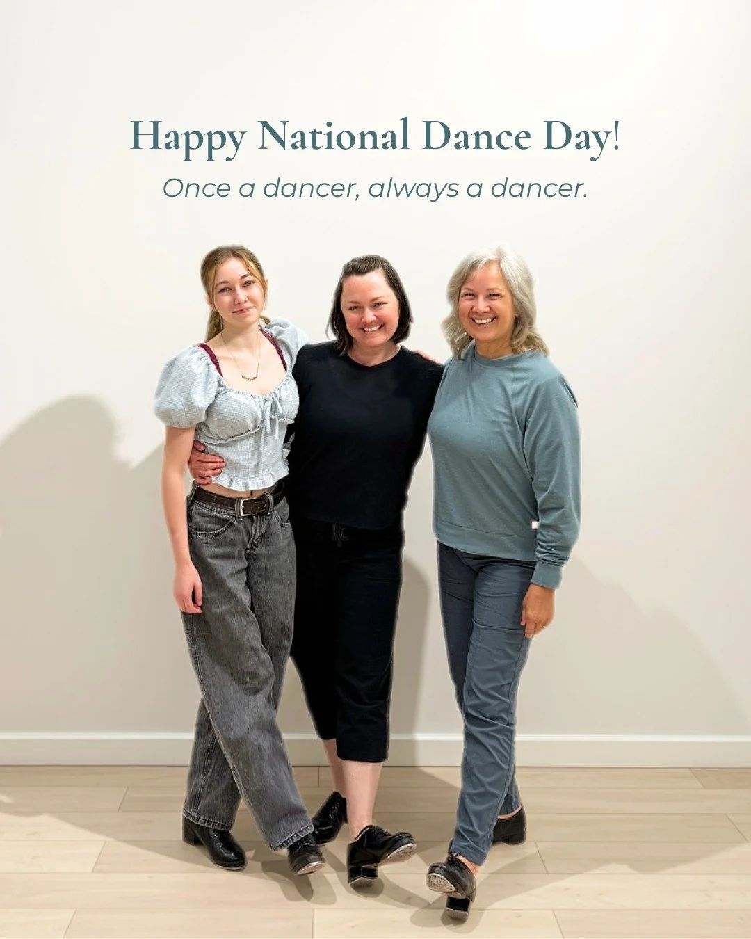 Happy National Dance Day! 💃

I may not own a dance studio anymore, but dance will always be part of who I am. ❤️

What has dance given you?

#NationalDanceDay #OnceADancerAlwaysADancer #DanceLife #KeepDancing