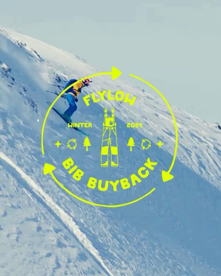 🌸♻️❤️&zwj;🔥WoooAahhh pretty rad to get to create @flylowgear new Bib Buyback logo in partnership with @geartrade 

🗻🏔❄️Swipe through to see some behind the scenes footage, options that weren&rsquo;t chosen and Nanni absolutely slaying the slopes.