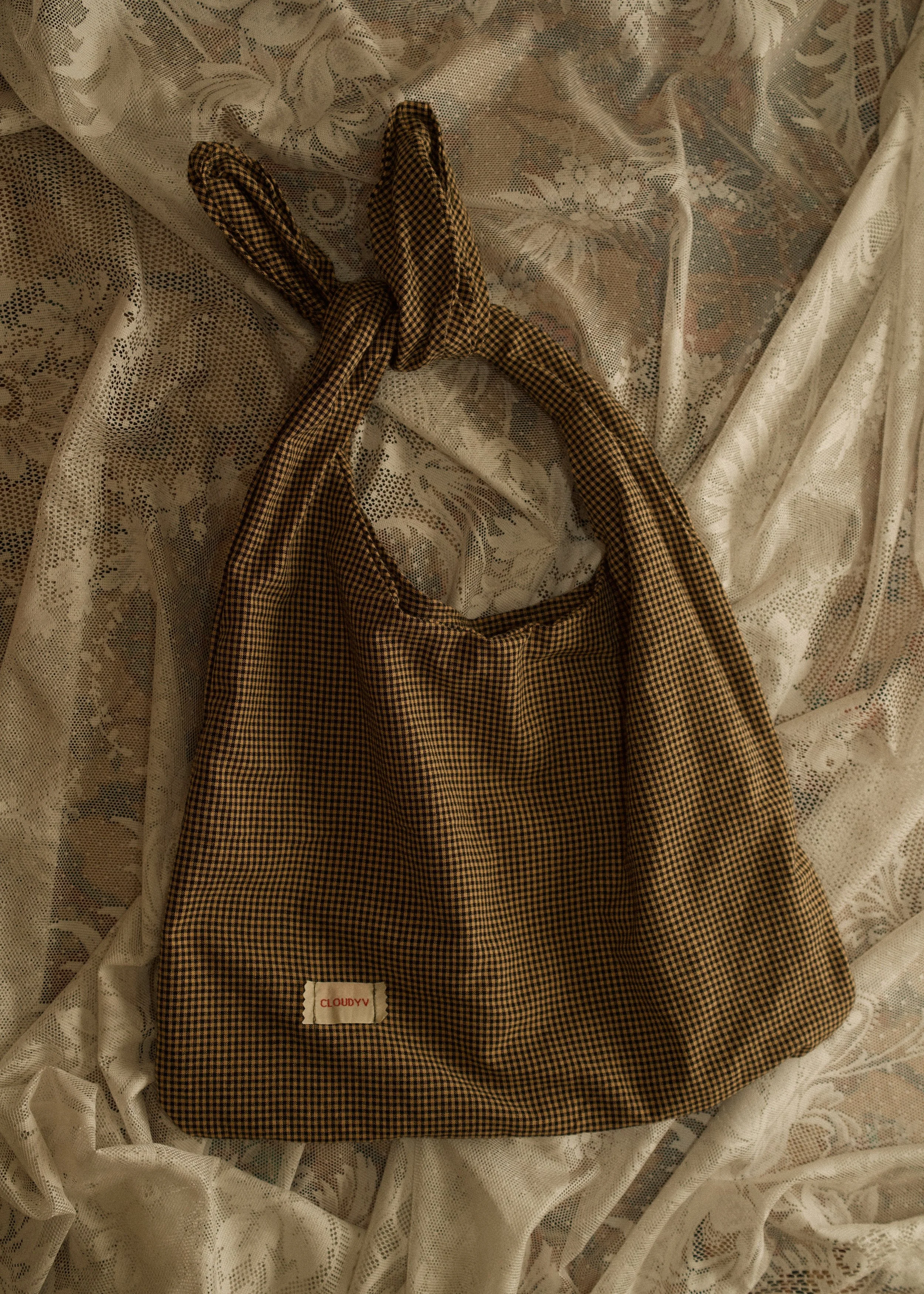 Salt & Pepper Knot Tote Bag