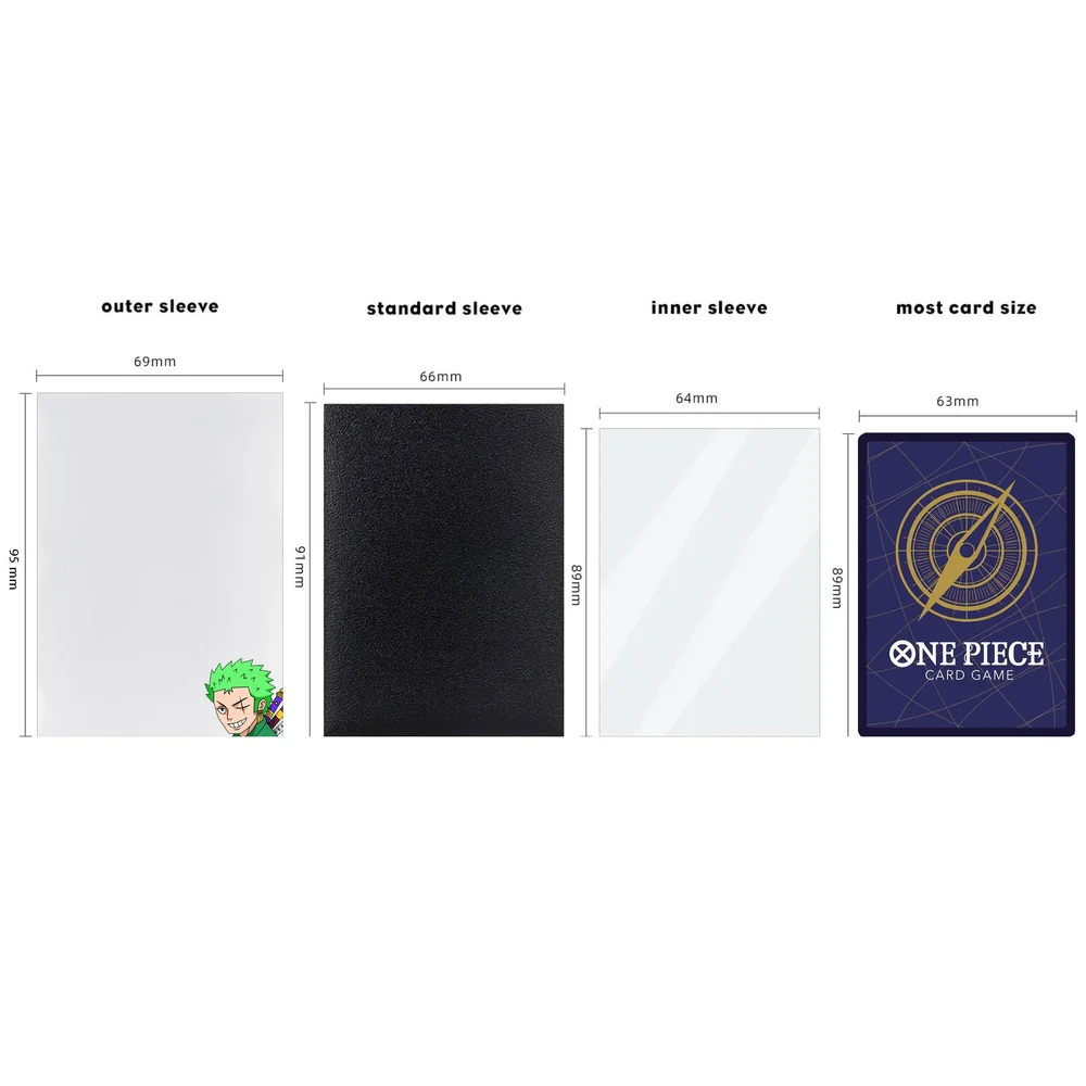one piece card sleeves size One Piece TCG: Official Sleeves Set 4 Pack (70) main image 0