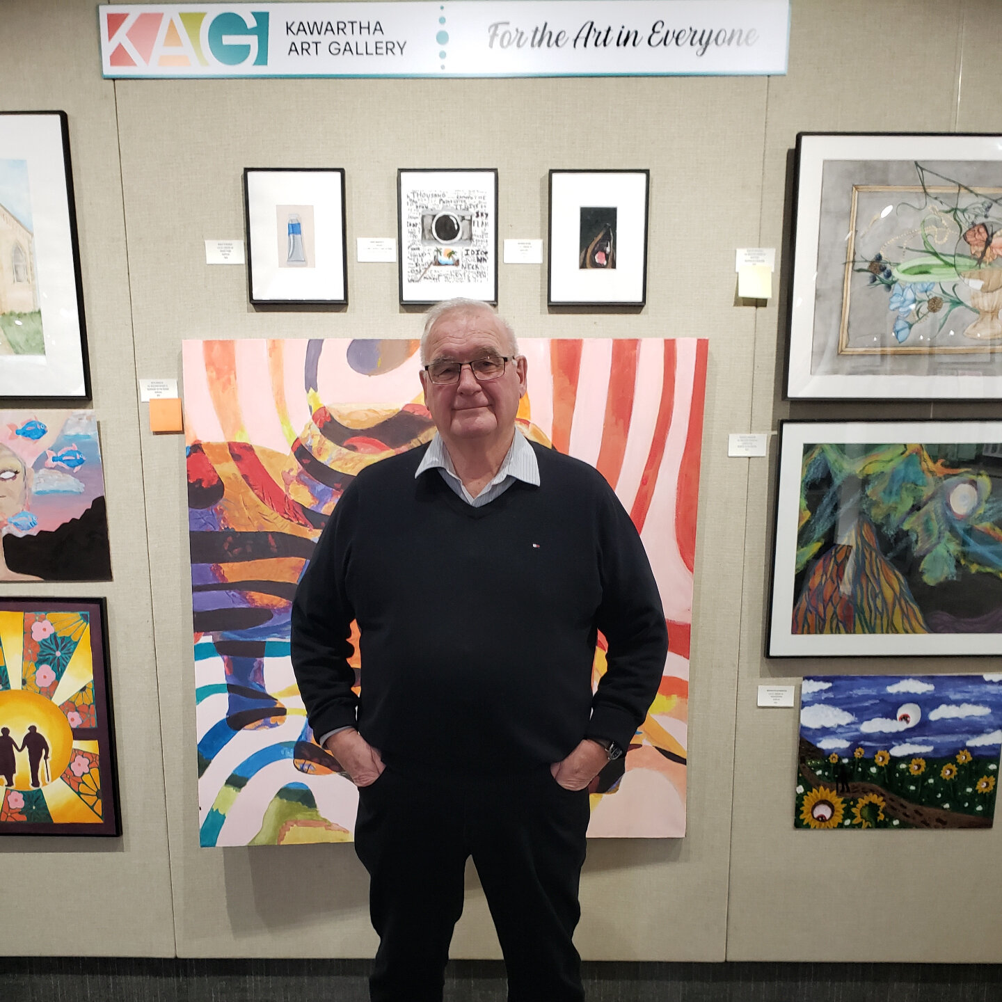 We&rsquo;d like to thank Mayor Doug Elmslie, who visited the Kawartha Art Gallery to select the Mayor&rsquo;s Award for the Annual Student Juried Exhibit, on now for viewing.

Due to the number of submissions, the Mayor generously donated funds to su