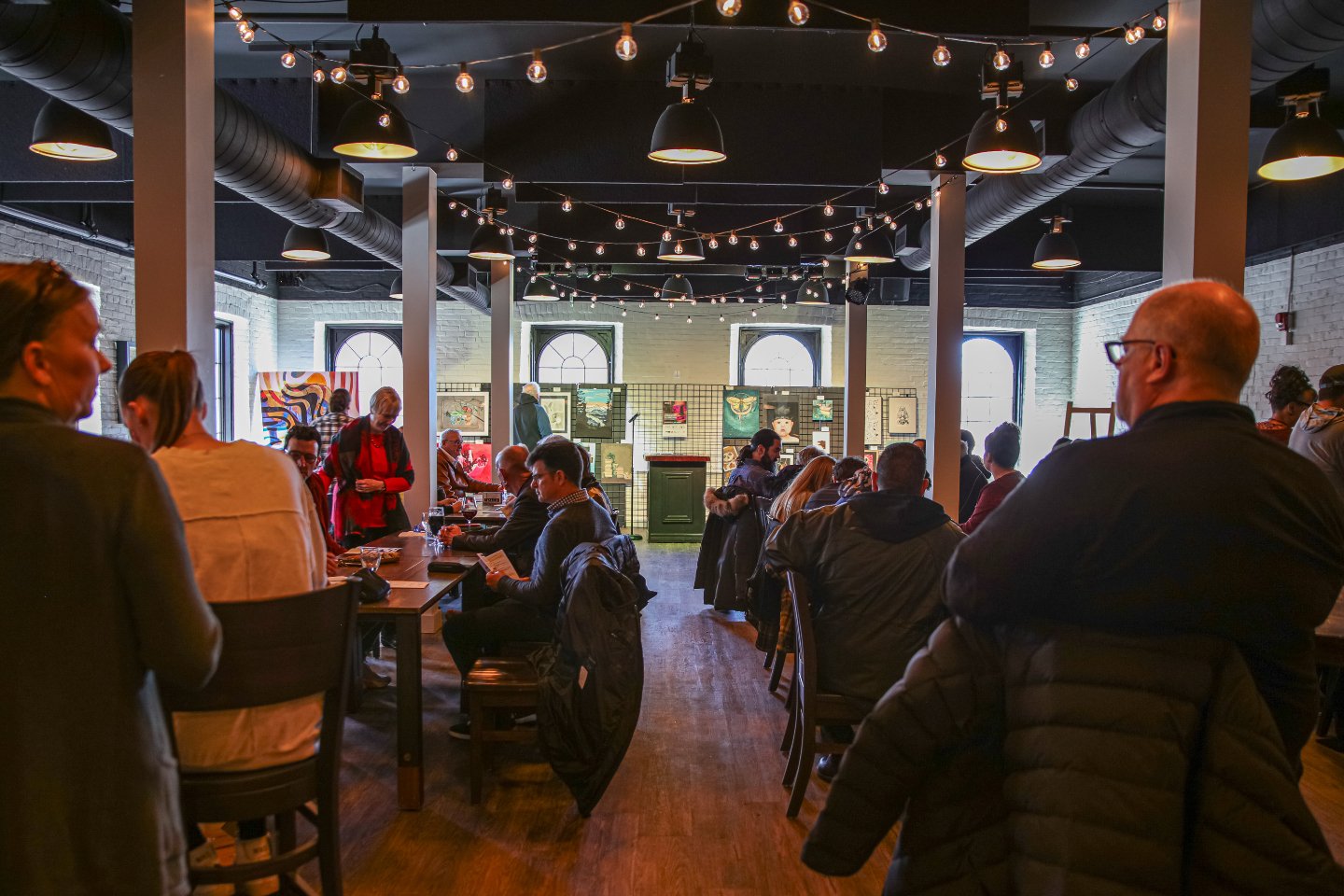 It was so wonderful to see such a full house for the Award Reception for the Annual Student Juried Exhibit March 23 at the Pie Eyed Monk! A big thank you to Mayor Doug Elmslie (pictured with KAG Executive Director Susan Taylor) for attending the even