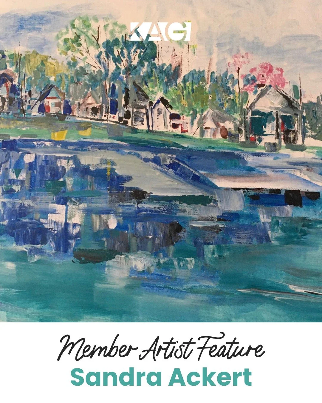 Member Artist Feature: Sandra Ackert! 🎨

Living in the country, Sandra Ackert finds herself influenced by the changing face of the land. In her work Sandra strives to find a breaking down or minimal approach to the everyday landscapes around her. Sa