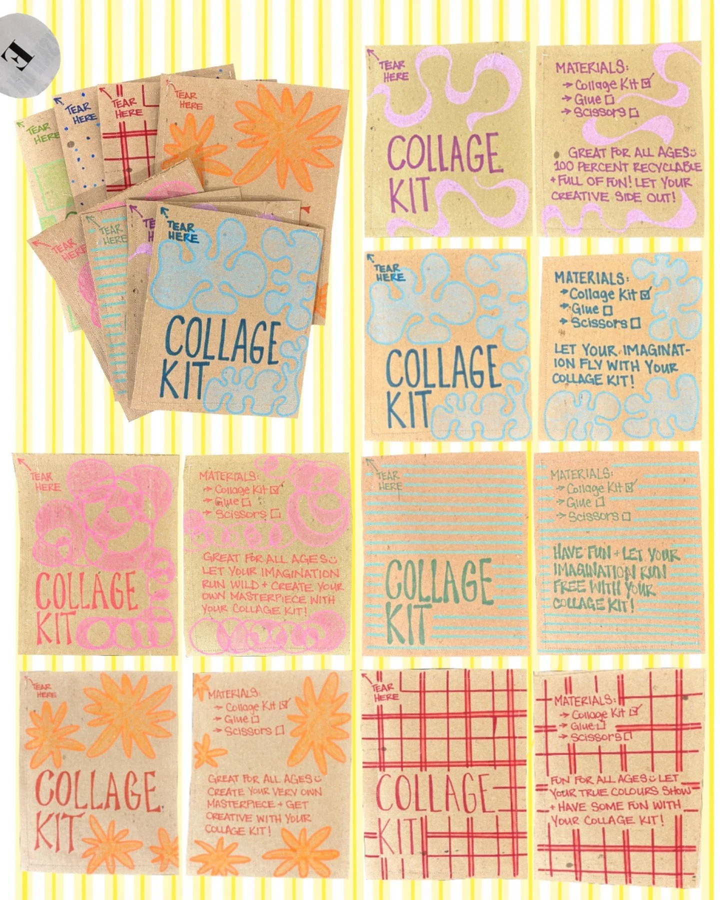 Come and see what&rsquo;s new in our Gift Shop! 🛍️ Just in time for the holidays!
INTRODUCING A NEW CONCEPT! By Ruth Kelly-Koebel💡

Mindful moments start with making 🤍
Curated Collage Kits made from 100% recycled materials ♻️ all the way down to t