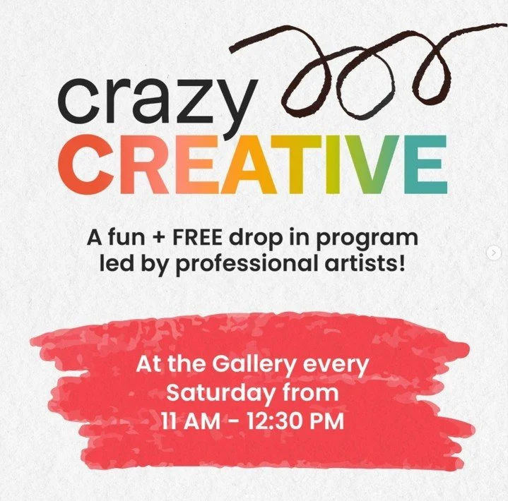 Crazy Creative is this morning from 11am until 12:30pm 🖍️ Have fun sculpting and molding with Crayola Model Magic!

This program is for kids aged 7 to 13 years old. Children under 7 MUST be accompanied by an adult. We kindly ask for a food or financ
