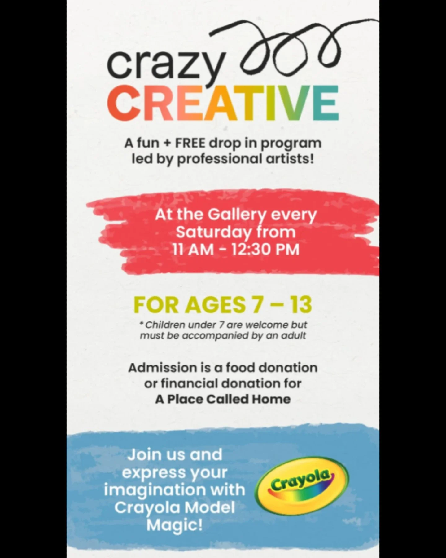 🎨✨ Crazy Creative is back and it is time for some R &amp; R!! ✨🎨

New year! New creations! New team! Come and meet Ruth and Rylie, the Gallery&rsquo;s new Crazy Creative duo!!

📅 When: Saturday, January 17
⏰ Time: 11:00 AM &ndash; 12:30 PM
📍 Loca