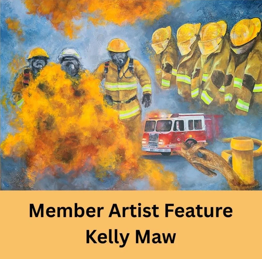 ✨🎨 Member Artist Feature: Kelly Maw 🎨✨

Kelly loves creating in layers with multi-media. Each piece becomes a salute to celebrate our passions in life. Kelly&rsquo;s creative journey rooted in personal healing, leads us to a joyful, immersive appre