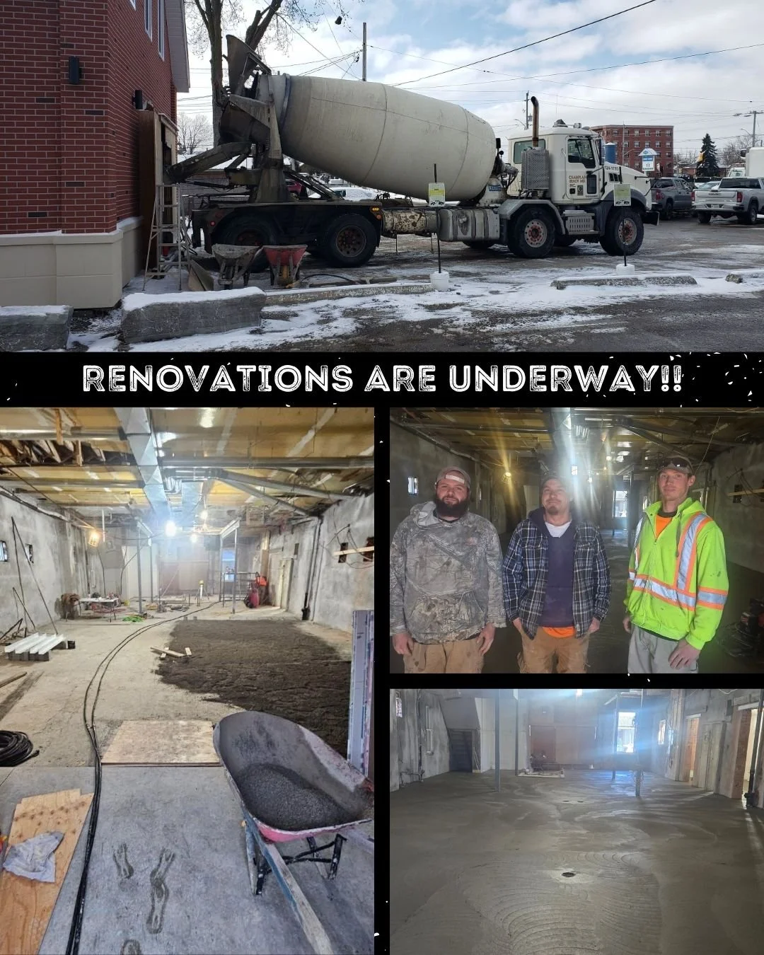🚧 Renovations are underway at 19 Cambridge St S!

The transformation of our new space is officially in progress!! 

The floor has just been poured, marking a major milestone in the project.

Huge thanks to the hardworking crew on site making it happ