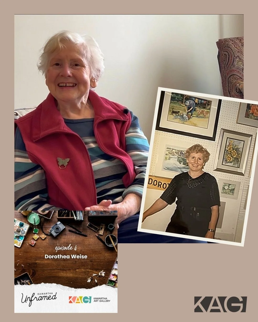 🎙️Our fourth podcast has launched!!🎙️

In this episode of Kawartha Unframed, artist Dorothea Weise reflects on her 40-year career, from her early work in graphic design in Germany and Toronto to her evolution into a full-time painter. Working acros