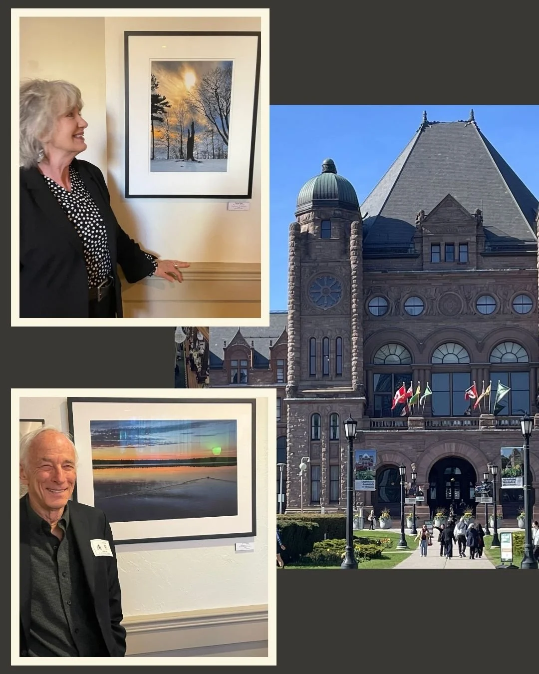 We&rsquo;re incredibly proud to celebrate local artists Dianne Lister @diannelister and Michael Harris, pictured here at the Opening Reception for Art a la Carte at the Legislative Assembly of Ontario on April 27. 🏛️✨

As part of the Art a la Carte 