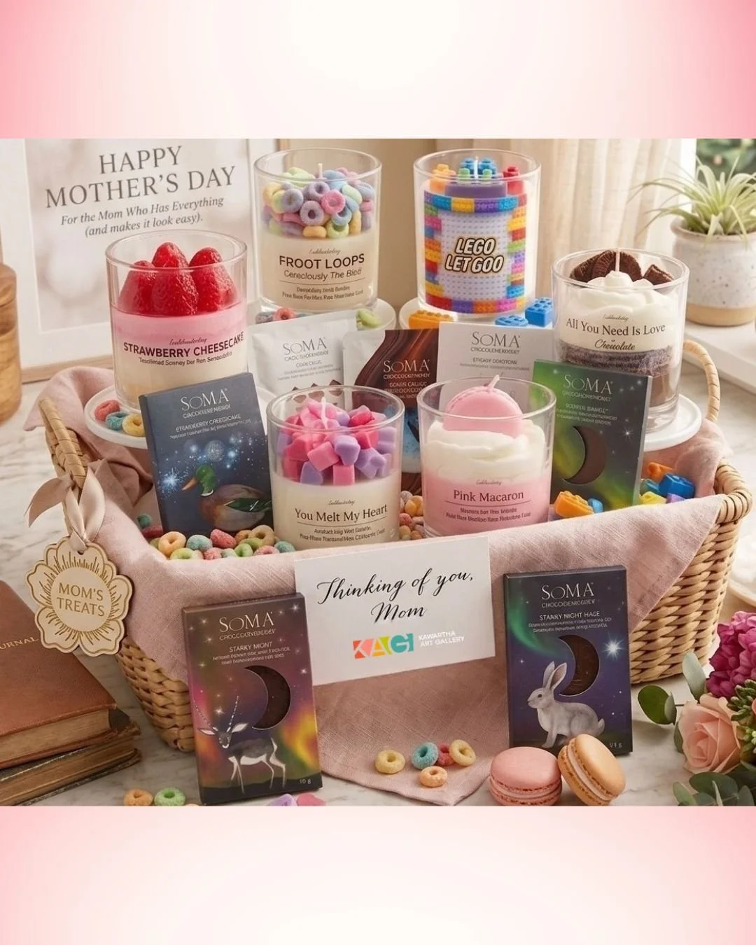 Celebrate Mom with a special gift made just for her 💕

This Mother&rsquo;s Day, build something truly thoughtful with beautiful finds from the Kawartha Art Gallery Gift Shop. Curate your own gift with handcrafted @Lockhartistry candles that look alm