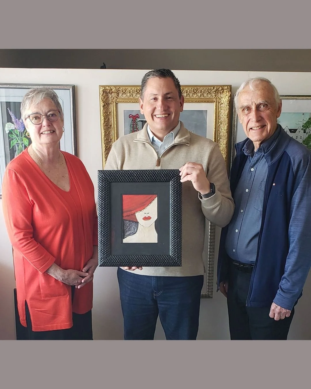 Kawartha Art Gallery Board Chair Don Hughes and Executive Director Susan Taylor extend their sincere appreciation to Jamie Schmale MP Haliburton-Kawartha Lakes, for generously giving his time to discuss the funding challenges facing rural organizatio
