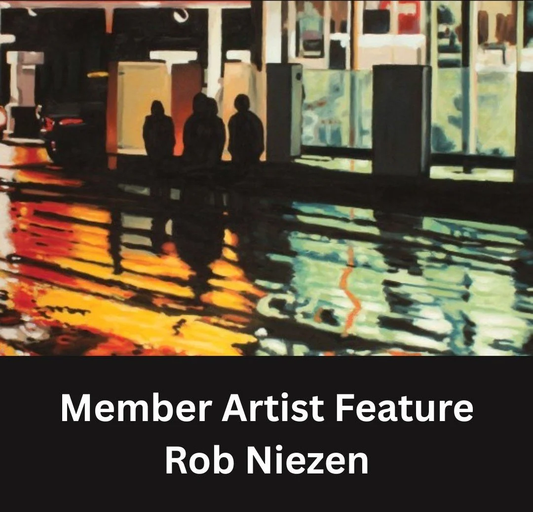 Member Artist Feature
Rob Niezen - Painter, Printmaker

Rob Niezen is a painter, printmaker and illustrator from Douro, Ontario. He paints in oils, and his style is grounded in classic and impressionistic oil painting practice, yet influenced by Euro