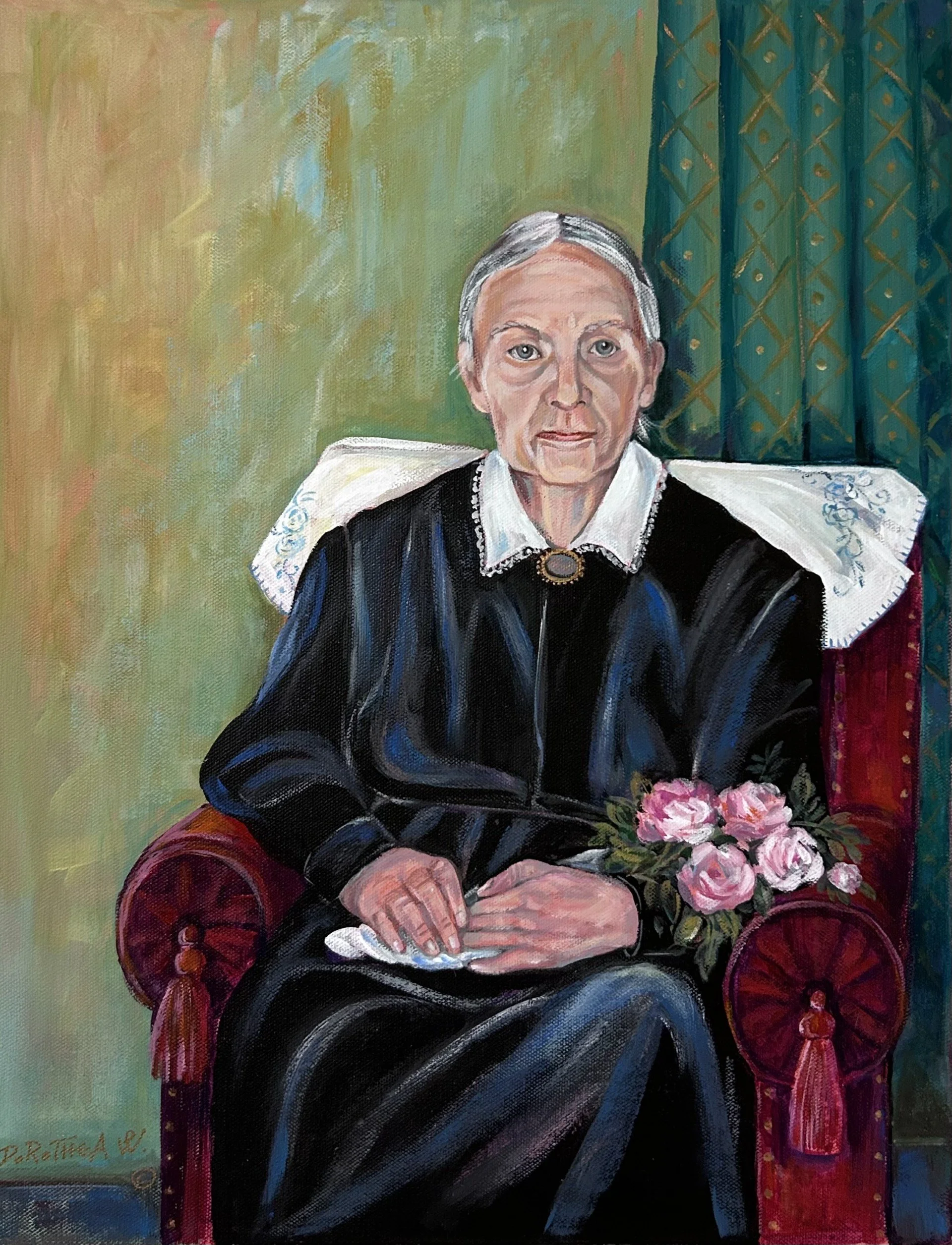  Title: Oma, Medium: Acrylic, Date: 2011, Notes: Ottilie Morix (Dorothea's grandmother) 
