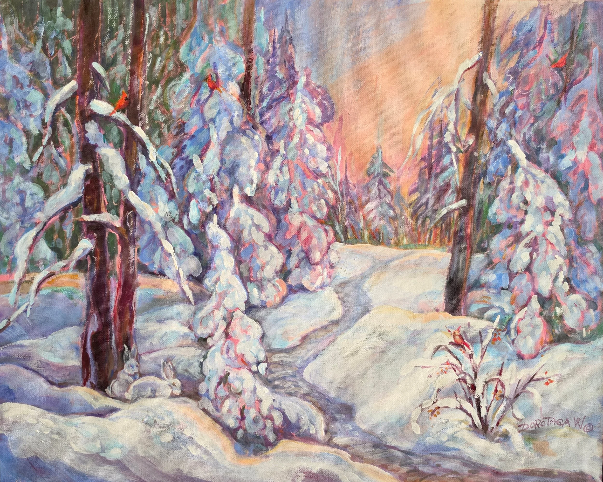  Title: The Gut, Medium: Acrylic, Date: 2008, Notes: Crow River, Apsley ON. (fall scene at conservation area) 