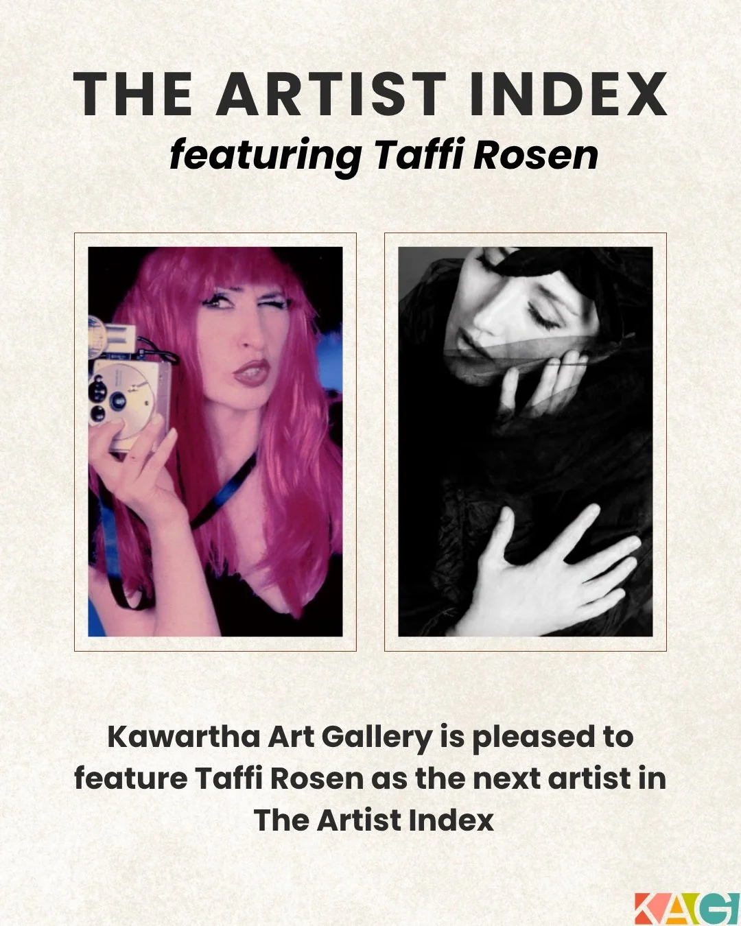 The Artist Index continues with its third featured artist, Taffi Rosen.

The Artist Index is a publicly accessible digital archive that documents artists' careers and artworks, helping ensure their artistic legacies remain visible, contextualized, an