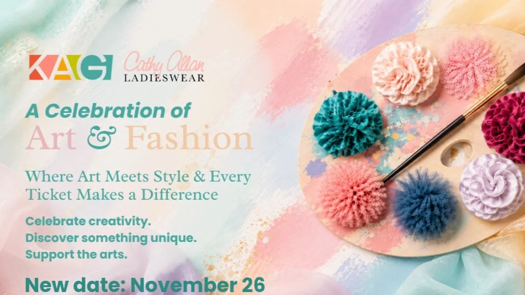 NEW DATE FOR FASHION SHOW!

An evening where art meets style and every ticket makes a difference!

Join Kawartha Art Gallery for a special fundraising event featuring an elegant fashion show presented by Cathy Allan Ladieswear, delicious hors d&rsquo
