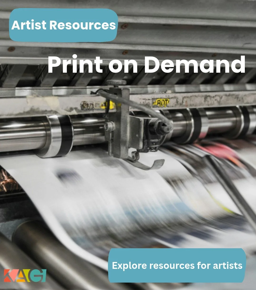 🎨 Artist Resources are available on Kawartha Art Gallery&rsquo;s website.

Kawartha Art Gallery&rsquo;s Artist Resources offer a wide range of information, ideas and practical tools to support artists and their creative practices.

Print on Demand i