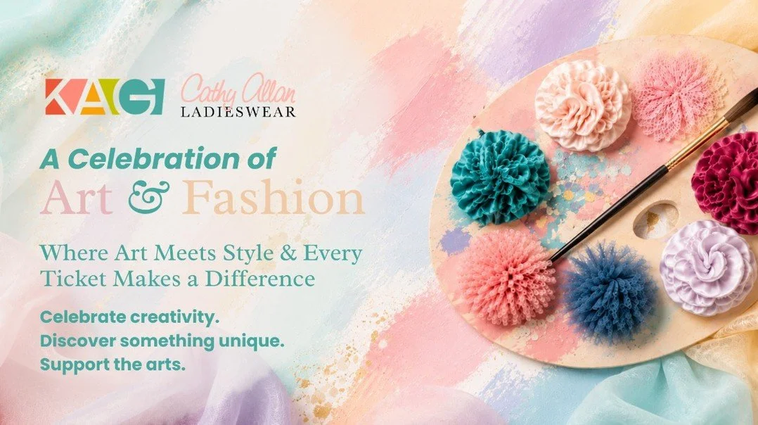 A reminder that the date has changed for the Fashion Show.

THURSDAY, NOVEMBER 26, 2026

An evening where art meets style and every ticket makes a difference!

Join Kawartha Art Gallery for a special fundraising event featuring an elegant fashion sho