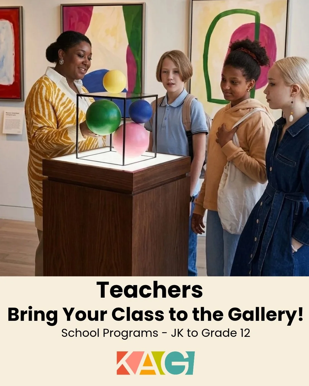 📣 ATTENTION TEACHERS! School Programs Are Available at Kawartha Art Gallery! 🎨

Looking for a creative learning experience for your students? From JK to Grade 12+, Kawartha Art Gallery&rsquo;s school programs connect students with original works of