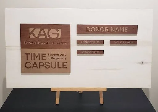 Donations as Moments in Time – Our Time Capsule Donor Wall