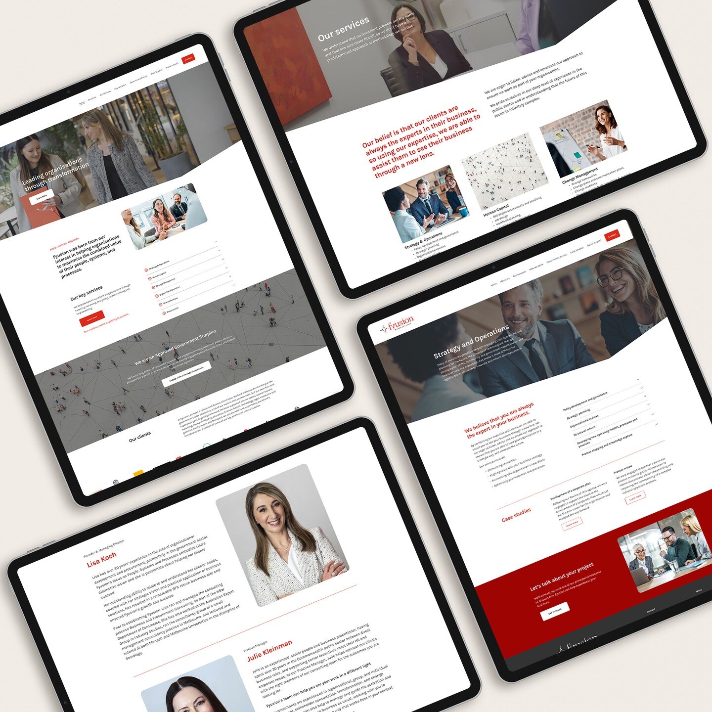 A new website for Fyusion - a management advisory firm based in Australia.

This was a complete refresh/redesign project, converting their existing Squarespace website from version 7.0 across to 7.1 to make use of the Squarespace Fluid Engine Builder