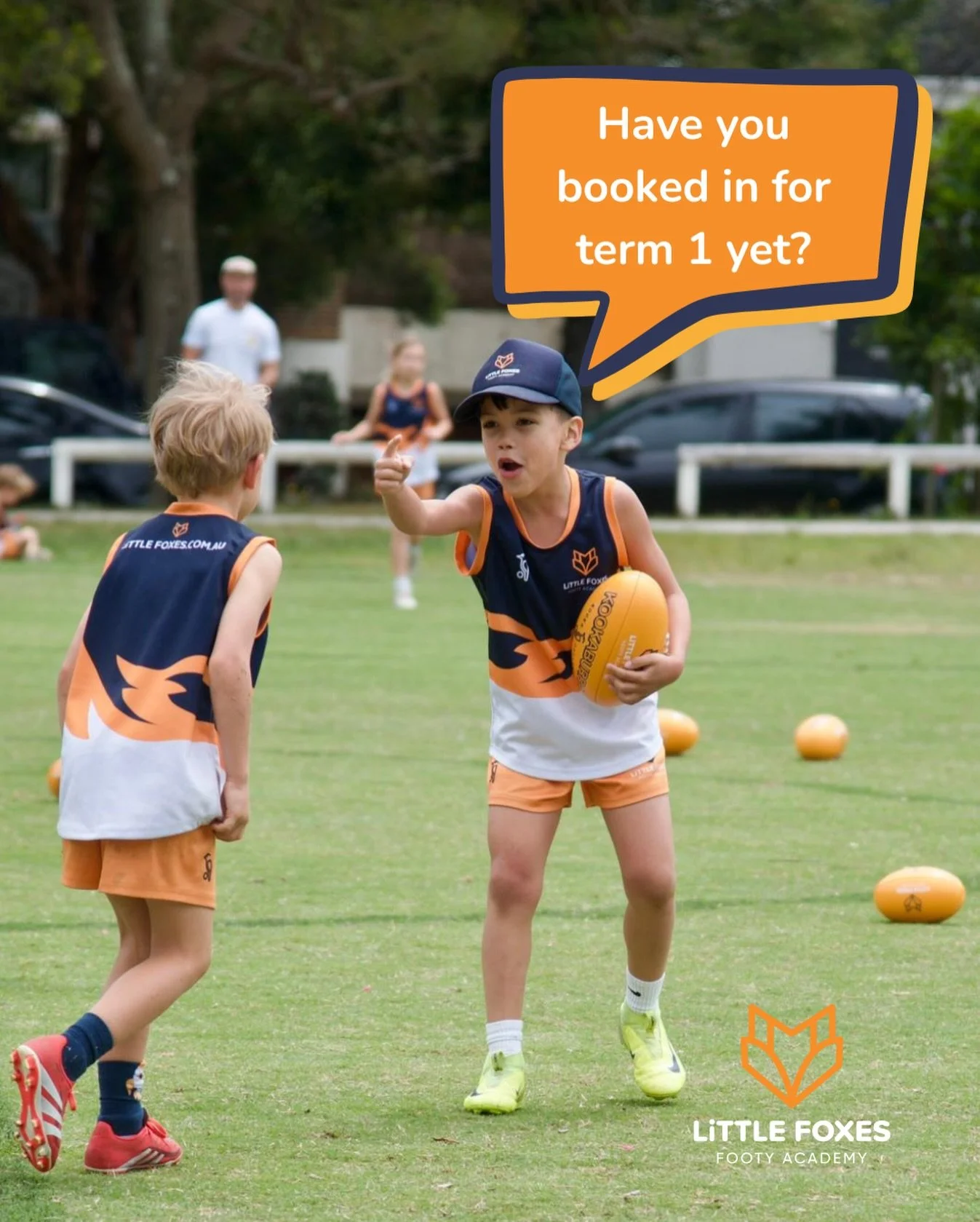 Yep, we are pretty sure that is what was said 🗣️ 

📆 Registrations are open for term 1 - we have added extra time slots for both both Saturday and Sunday classes. 

We can&rsquo;t wait to be back on the field with our Little Foxes 🦊 

#term1 #litt