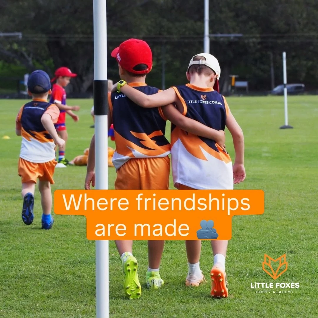 More than just football! 🤗 

Our classes are kept small so every child gets more opportunities to learn, improve and build confidence. Just as importantly, they get to know the other kids, build friendships and enjoy being part of a great group! 🏉?