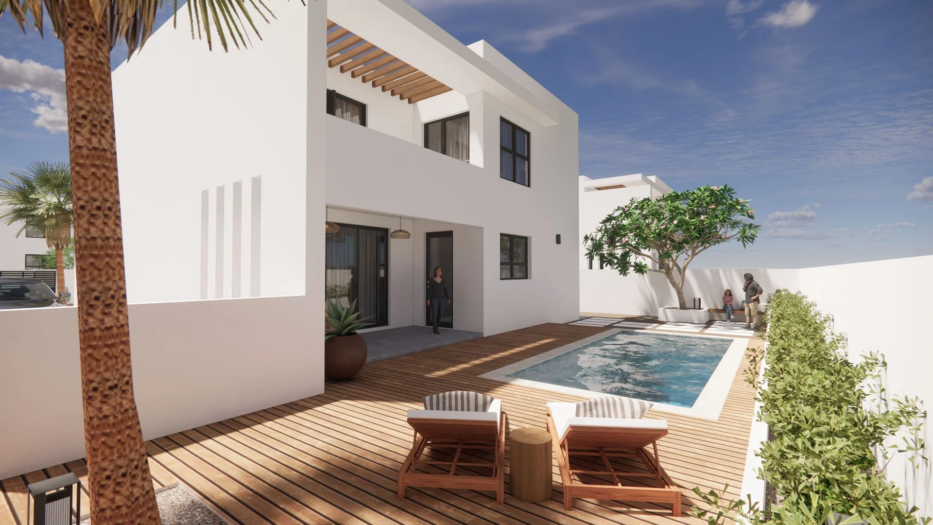 Luxury villa with pool and sundeck