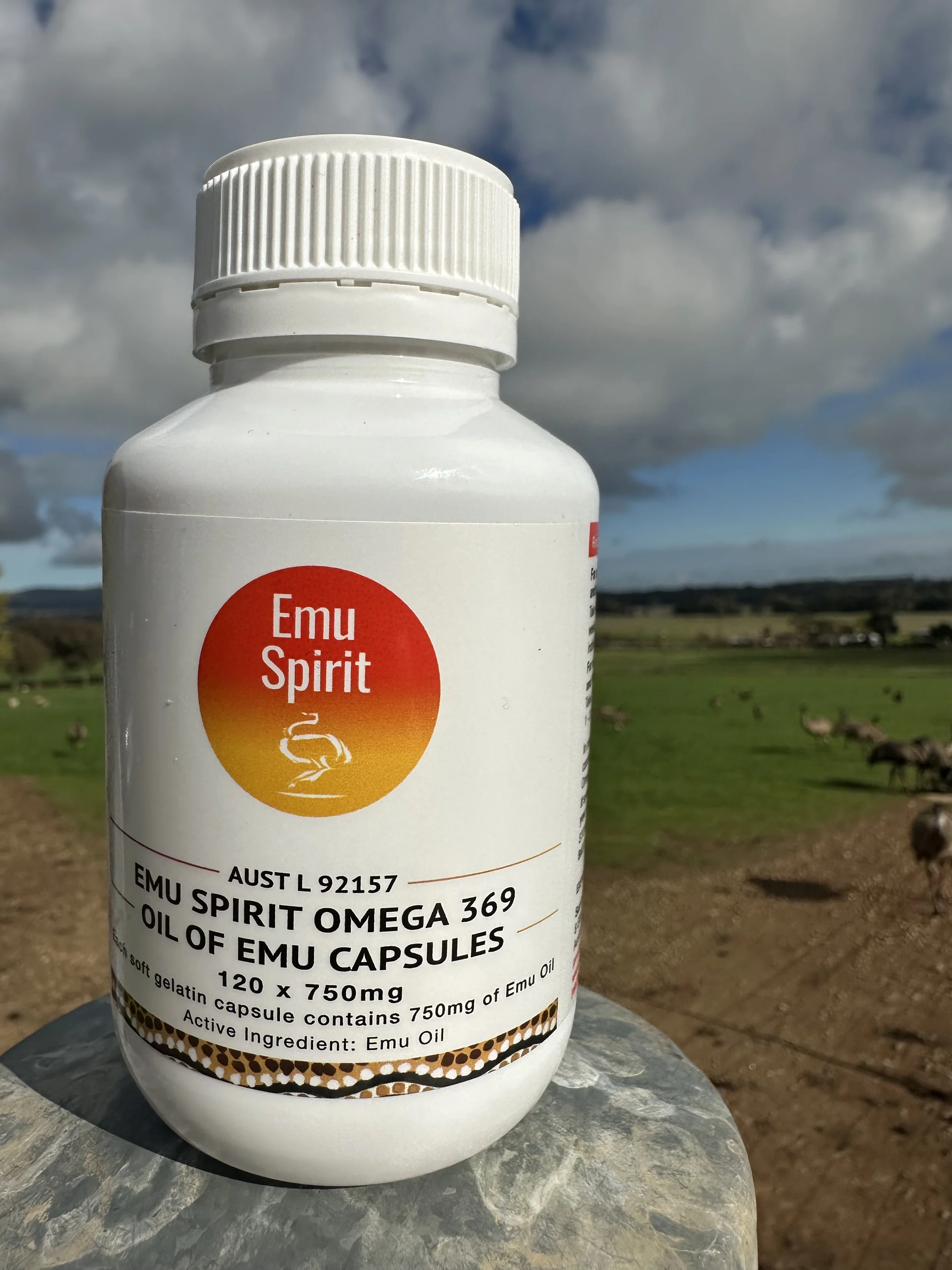 Emu Spirit Oil of Emu Capsules — Marrocka Emus