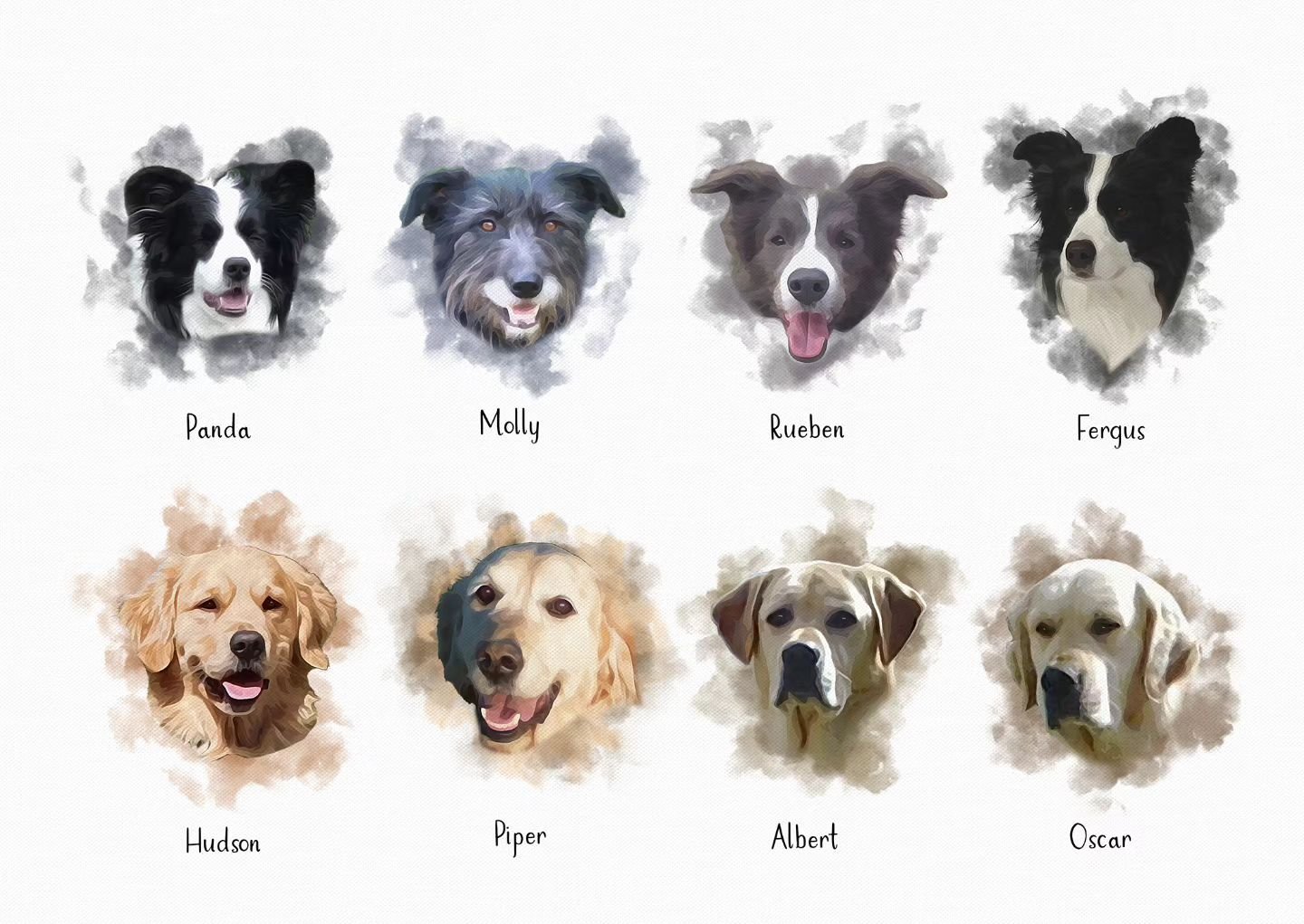 8️⃣ THE CUTEST 8 8️⃣

Our biggest portrait to date with EIGHT pups in one print 😱 This portrait has to be up there as the most fun portrait yet! It was a challenge but we're stoked with the outcome and she looks so good printed on our watercolour pa