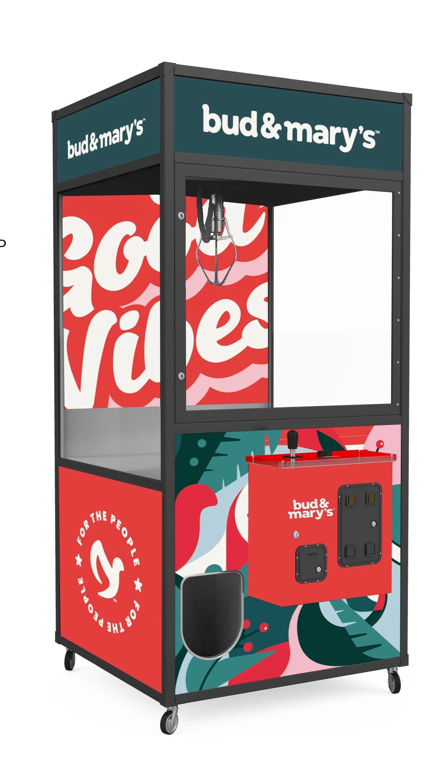 Claw Machine Concept MockUp - Graphic Design Work and Rendering