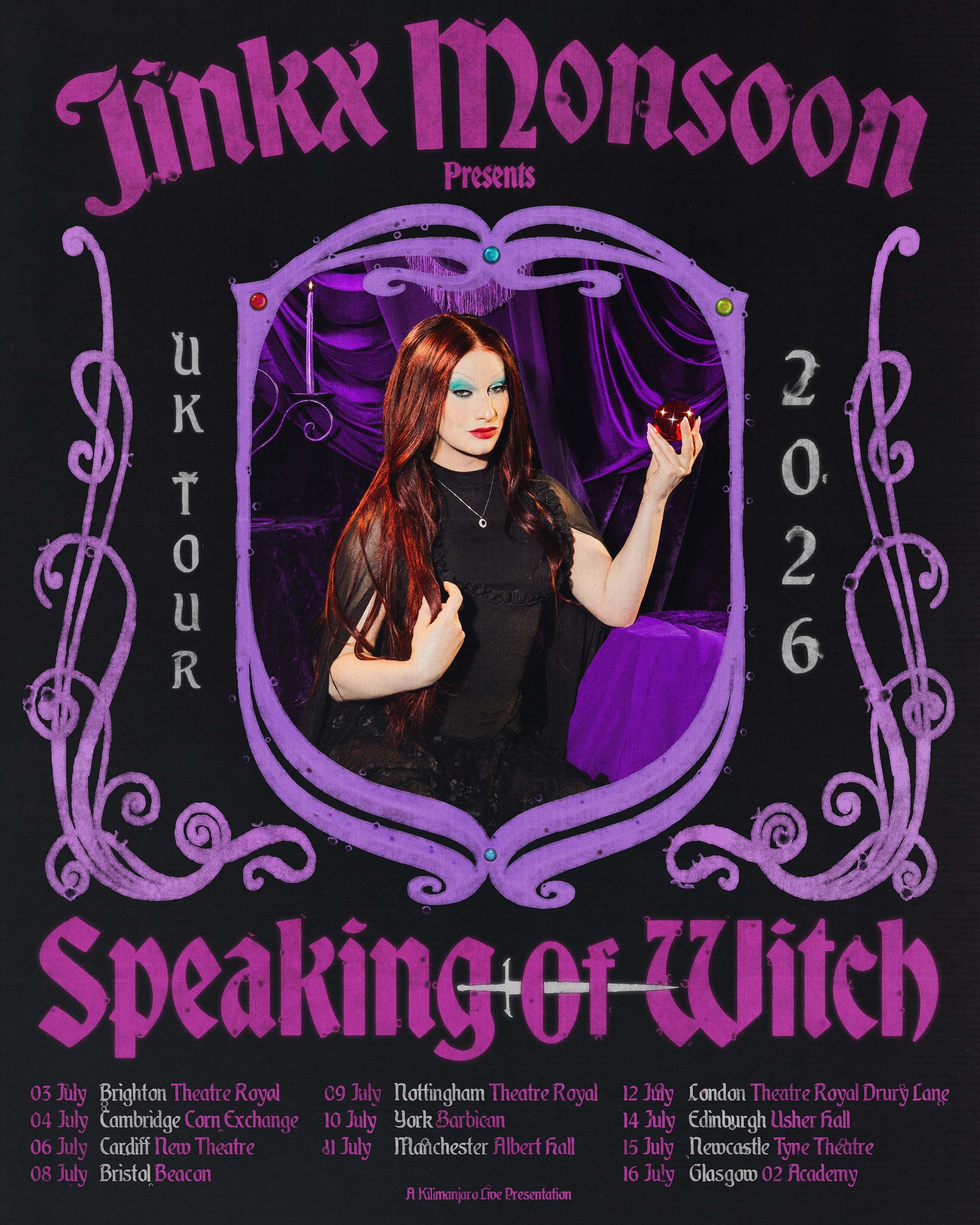 Jinkx Monsoon Presents: Speaking of Witch UK Tour