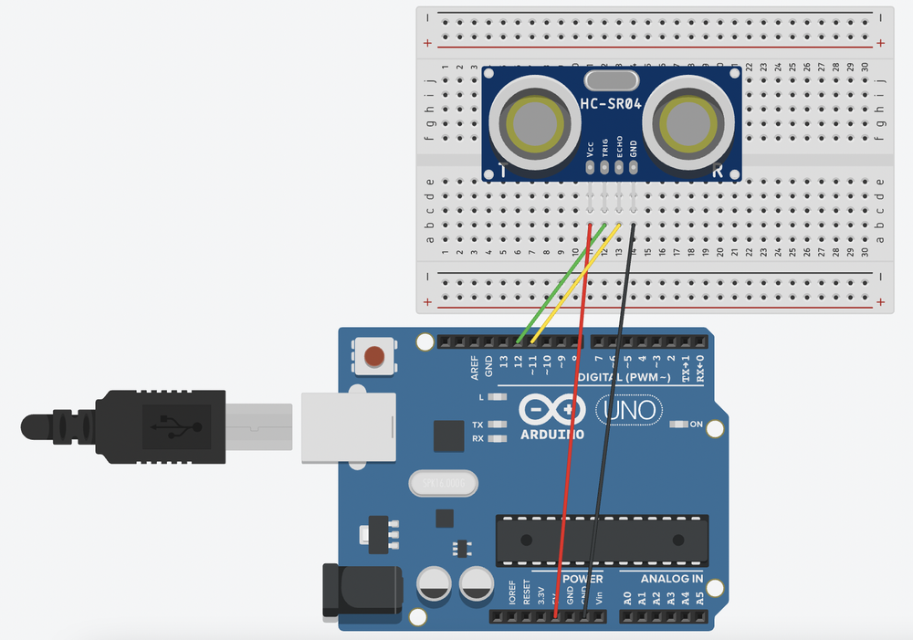 Using an ultrasonic sensor with an Arduino — codemahal