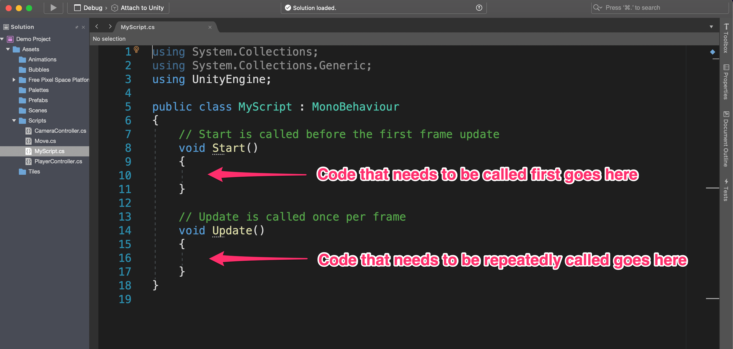 Introduction To Scripts In Unity Codemahal
