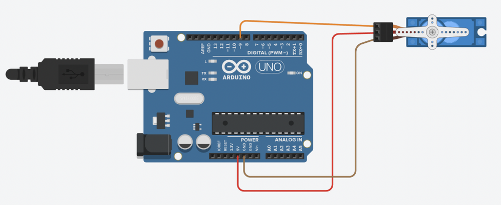 Control a servo motor with an Arduino — codemahal