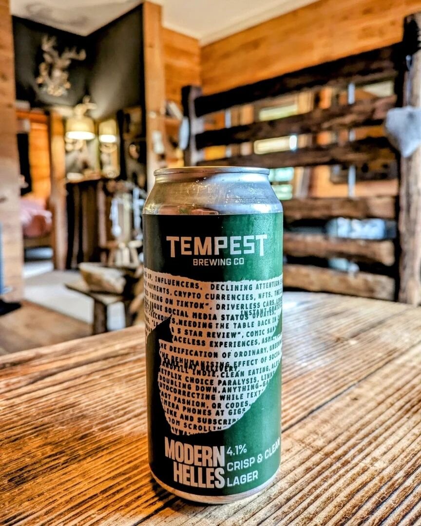 For our lovely Alpnhaus guests we have for you a delicious locally brewed German lager made with Bavarian hops. How perfect 😋 A gift that will be welcoming you, for your arrival, in the Alpnhaus fridge. 
.
.
.
#germanbeer #tempestbrewingco #alpnhaus