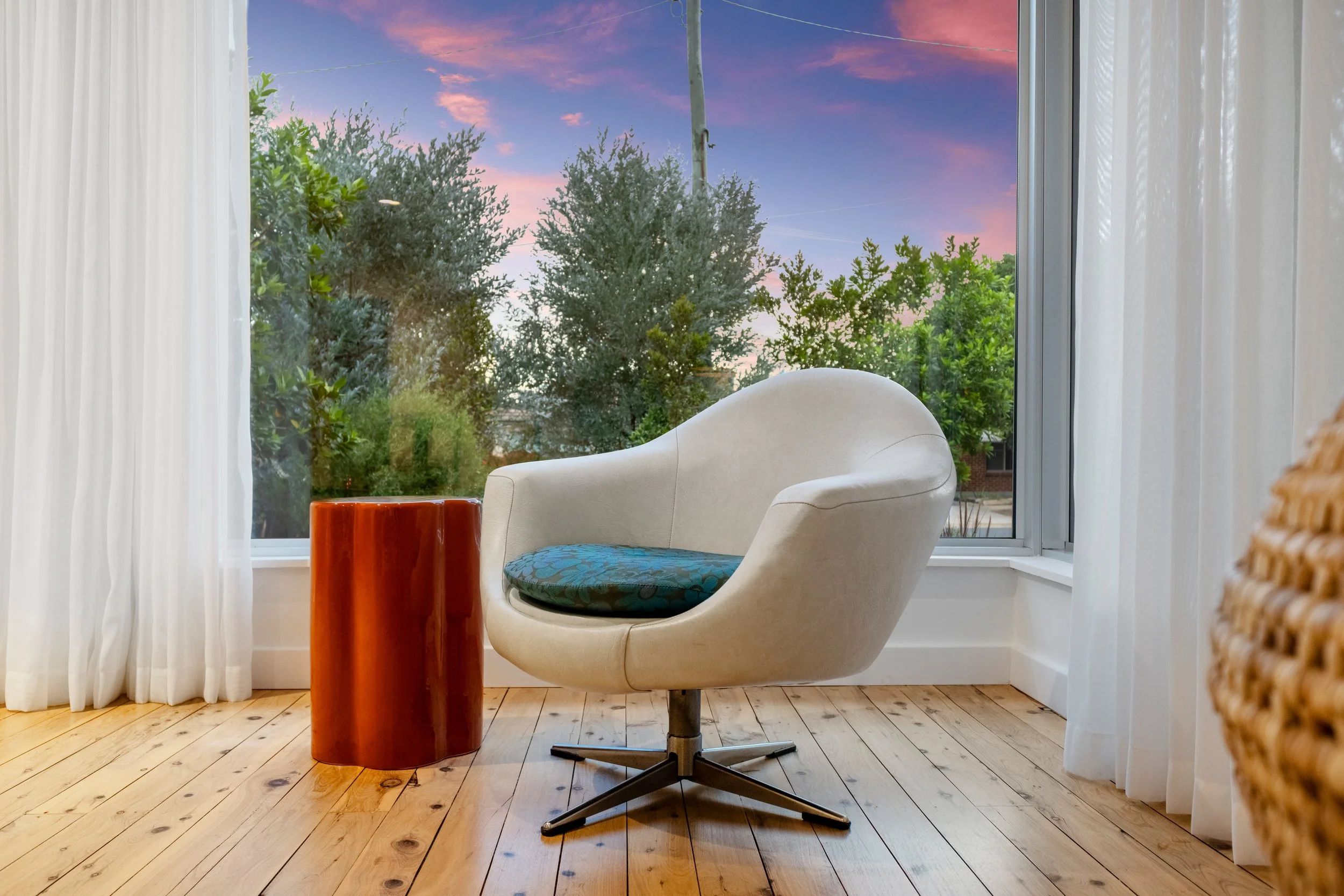 An internal image of a house at Sunset