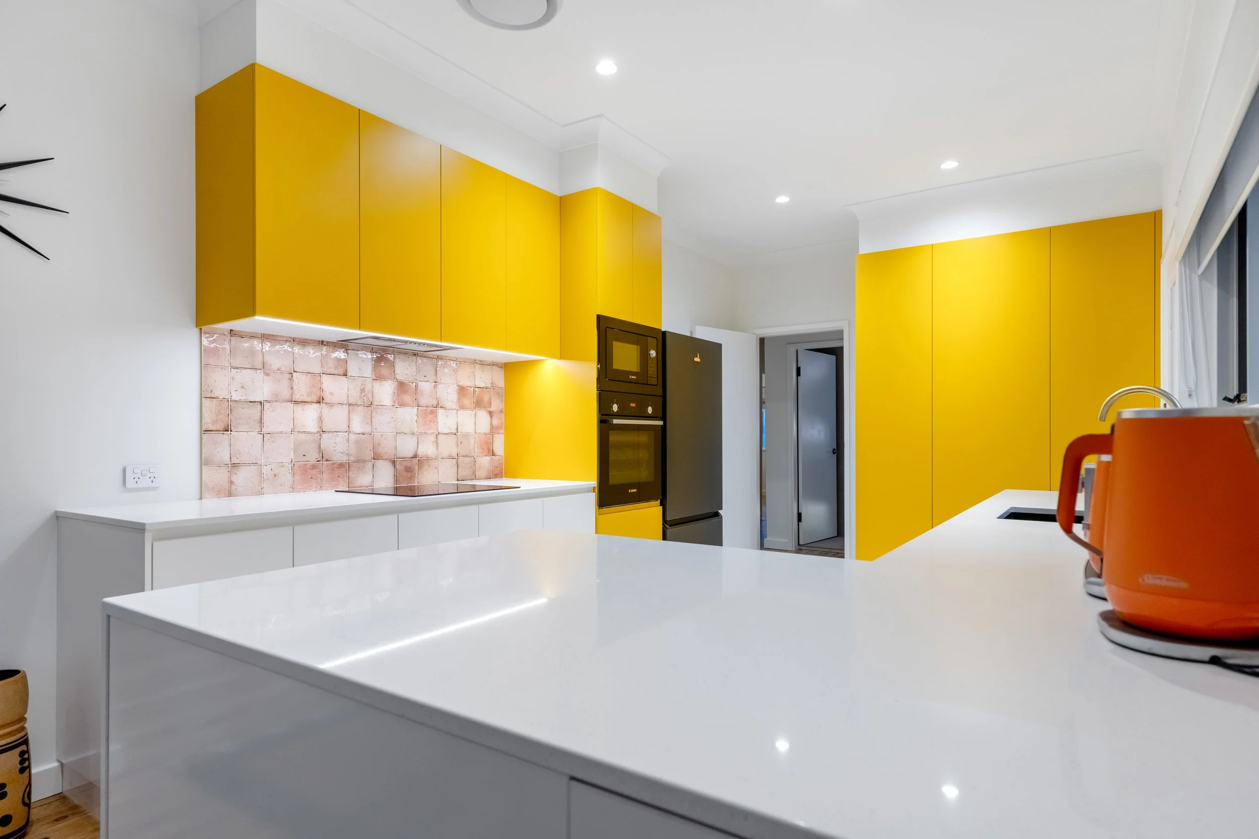 An internal image of a house at Sunset