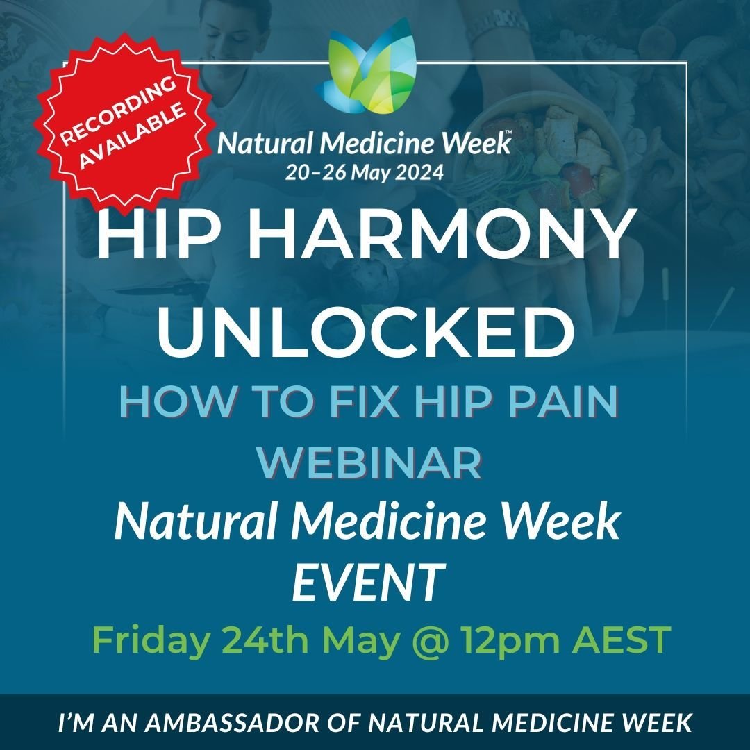 HIP HARMONY UNLOCKED

Friday 24th May @ 12noon.

HOW TO FIX HIP PAIN WEBINAR

Are you tired of dealing with constant hip discomfort and pain? Look no further! The Body Lab is thrilled to introduce our webinar, &quot;Hip Harmony Unlocked!&quot; We are
