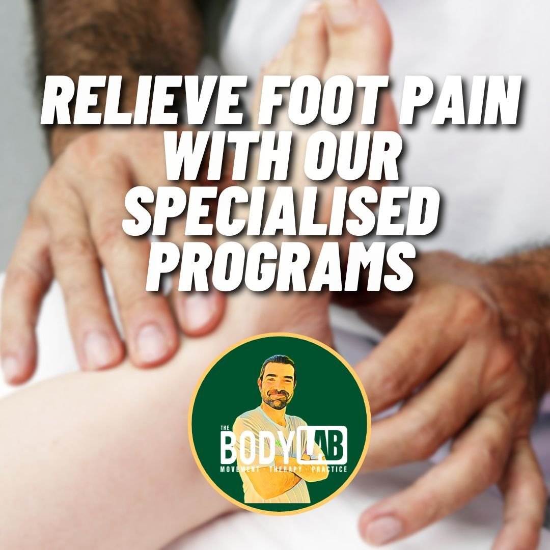 Relieve Foot Pain with Our Specialised Programs

Say goodbye to foot pain with our tailored foot pain relief programs. At The Body Lab, we combine various therapies to target the root cause of your foot pain, ensuring effective and lasting relief.

T
