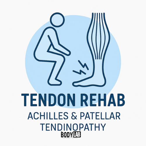 Achilles & Patellar Tendinopathy Rehab: Exercise Prescription Based on Tendon Strain