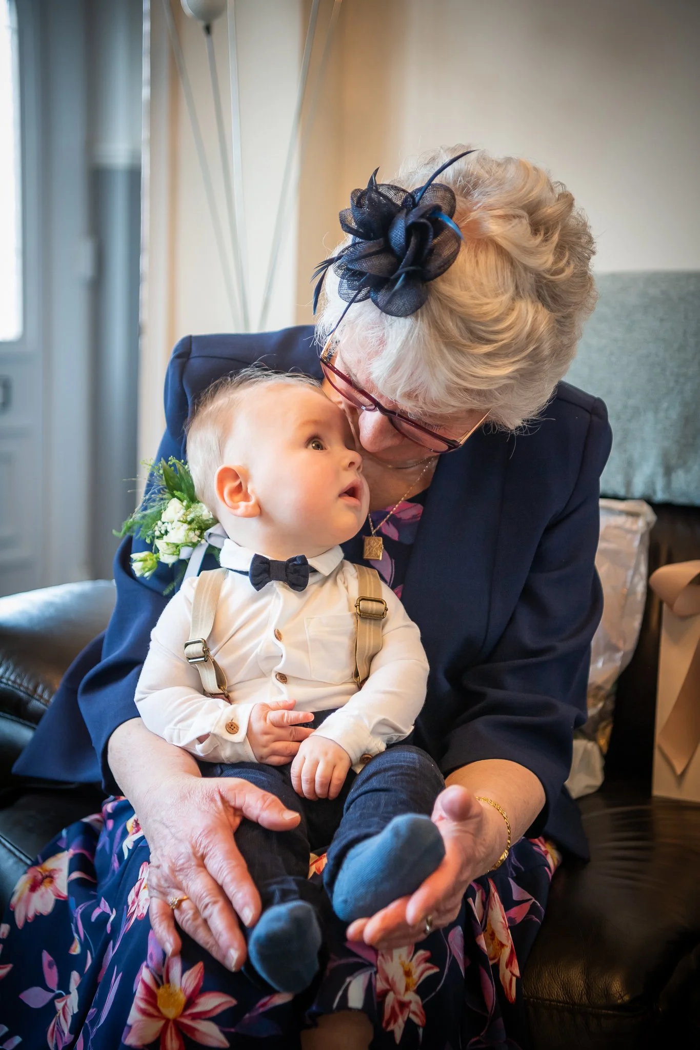 family at a wedding photographed by UK wedding photographer chris peach photography