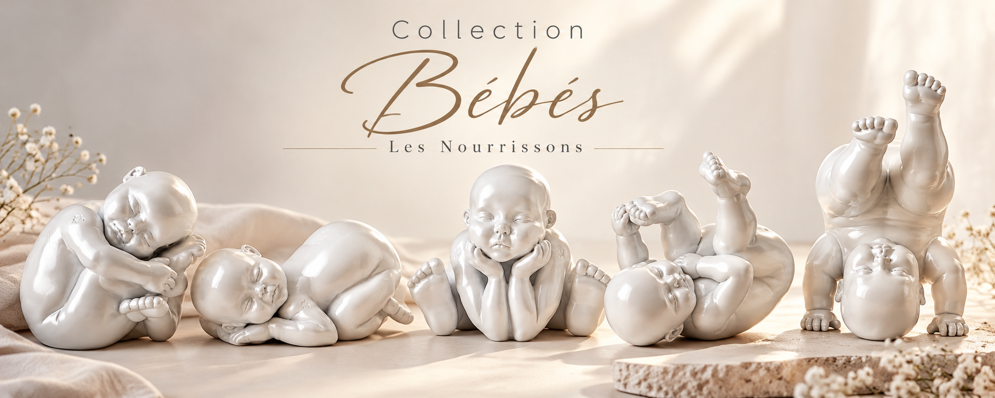 Des premiers instants de douceur aux premières aventures, chaque bébé raconte une attitude, une émotion, une personnalité.